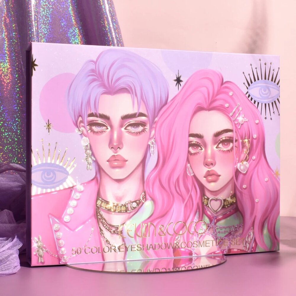 🤩 Fabulous Kevin & Coco 50 Color Duet of Dreams Variety Makeup Set 🤩 Gr8 Gift!
